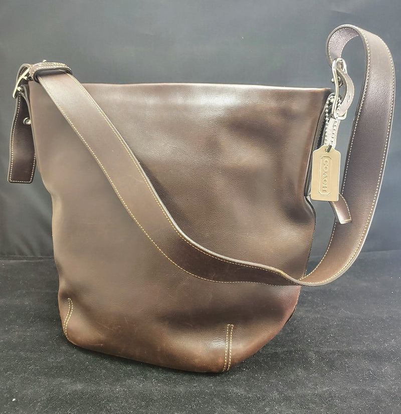 COACH Brown Leather Bucket Bag - $400 Appraisal Value! APR 57