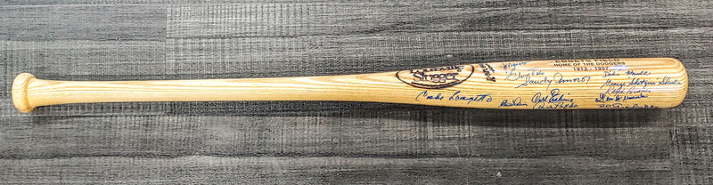 EBBETS FIELD Signed Brooklyn Dodgers Baseball Bat - $10K Appraisal Value! APR 57