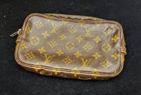 LOUIS VUITTON Vintage Monogram Cosmetic Bag - $1K Appraisal Value w/ CoA! APR 57