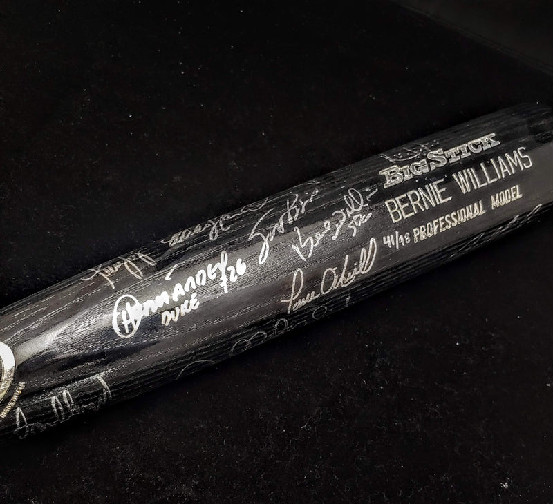 New York Yankees 1998 World Series Champs Limited Edition Team-signed Bernie Williams Baseball Bat - $6K Appraisal Value! APR 57