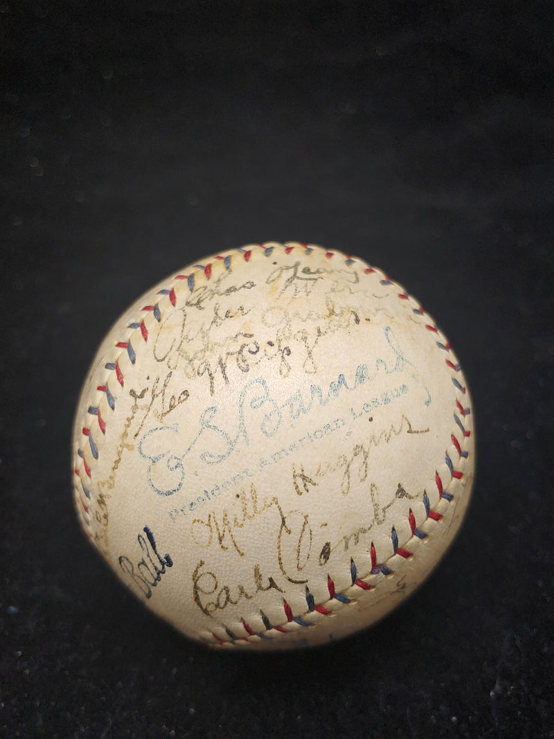 Murderer's Row 1927 Replica Autographed Baseball Babe 