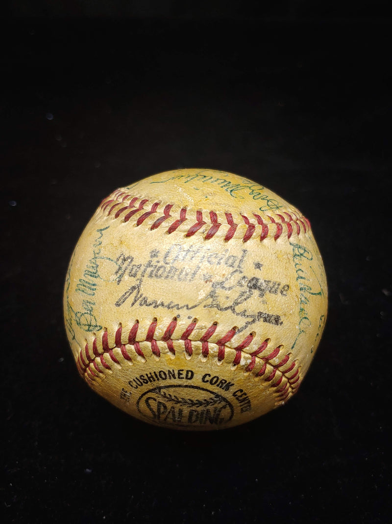 1953 Brooklyn Dodgers Team-signed Baseball - $15K Appraisal Value! APR 57