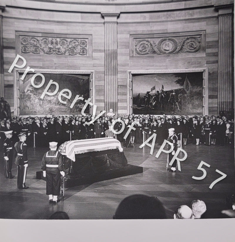 Vintage Photograph of John F Kennedy's Funeral - $800 APR Value w/ CoA! APR 57