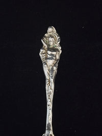 Sterling Silver Aphrodite Serving Spoon - $1.3K APR Value w/ CoA! APR57