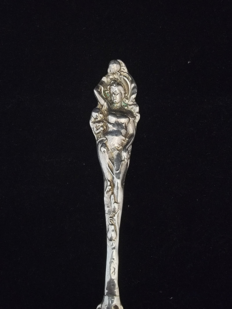 Sterling Silver Aphrodite Serving Spoon - $1.3K APR Value w/ CoA! APR57