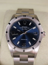 ROLEX Air-King Precision Watch w/ Sapphire Dial - $15K APR Value w/ CoA! APR 57