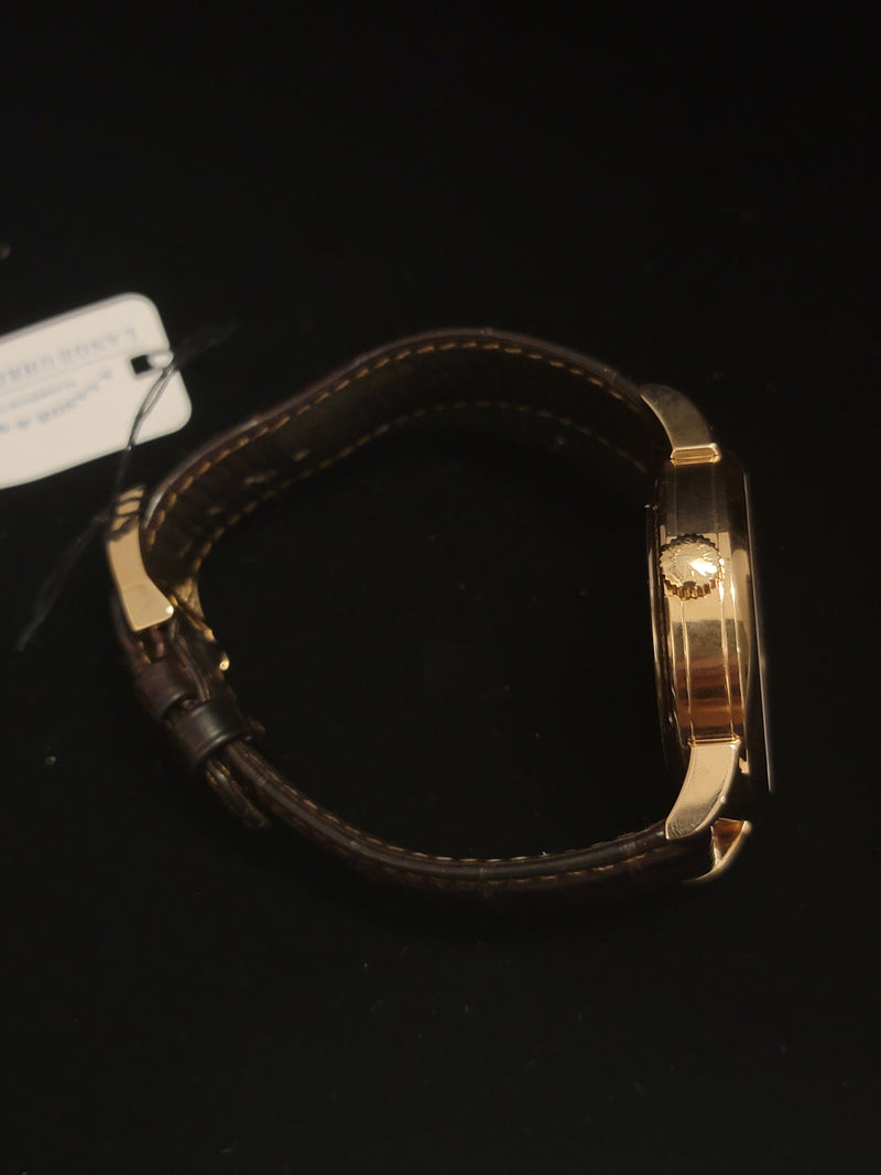 A. LANGE & SÖHNE 18K Rose Gold Watch w/ Skeleton Back - $60K APR Value w/ CoA! APR 57