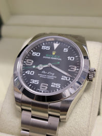 ROLEX Air-King Ref# 116900 Watch w/ Black Dial - $20K APR Value w/ CoA! APR 57