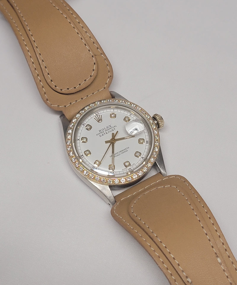 ROLEX 18K Gold & Stainless Steel Large-Size Vintage Wristwatch - $22K APR Value! APR 57