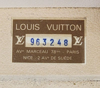 Louis Vuitton Alzer 80 LARGEST Vintage Trunk w Case Ex Mint ser# $15K APR w/COA! APR 57