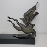 Judith Brown "Body In Motion" Metal Abstract Sculpture C1954 ORIG $8K APR w COA! APR57