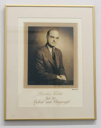 THORNTON WILDER March 1938 Sepia Photo Playwright Author Yale 1920 Class - $5K VALUE APR 57