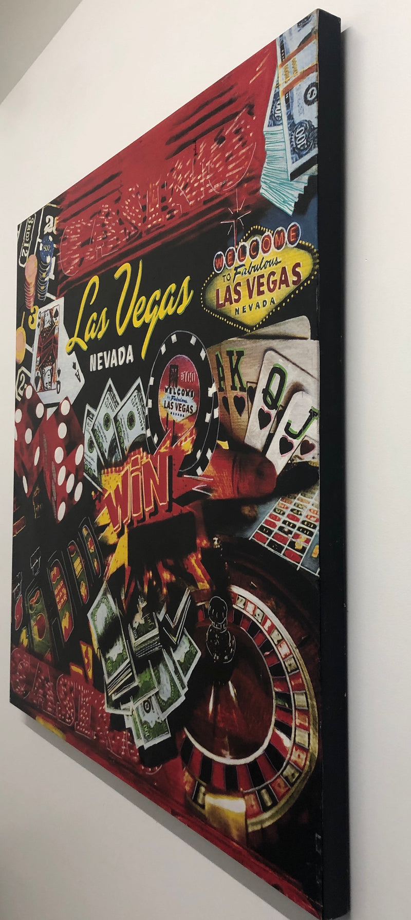 Slot machines in Las Vegas print by TBRINK
