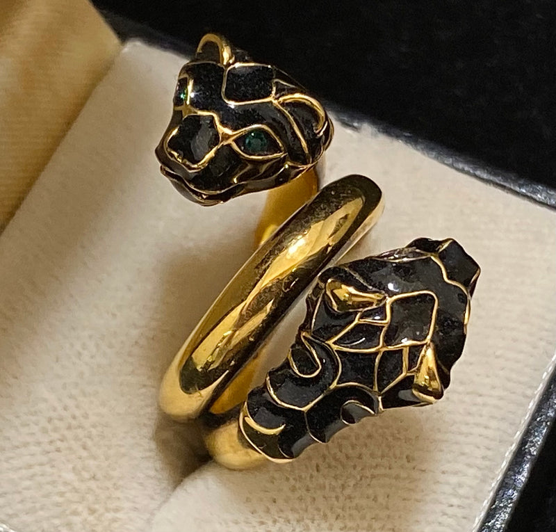 Gucci Double Wrap Ring With Tiger Heads - Farfetch