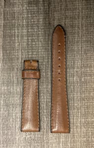 ROLEX Brown Leather Padded Watch Strap - $700 APR VALUE w/ CoA! ✓ APR 57