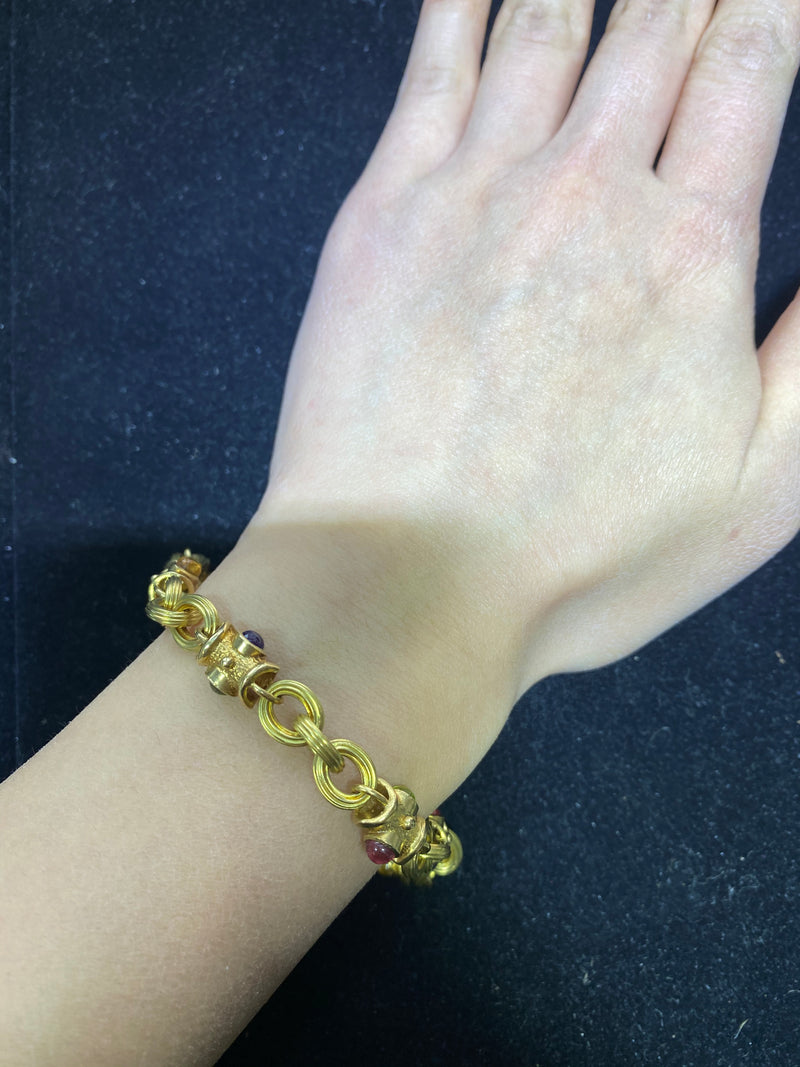 14 Karat Yellow Gold and Diamond Burst Hinge Bracelet – RACHEL LYNN CHICAGO