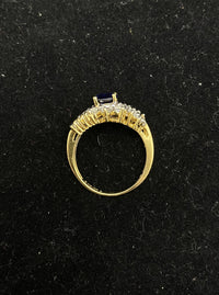Beautiful Designer Solid Yellow Gold Sapphire & Diamond Ring - $15K Appraisal Value w/ CoA! APR 57