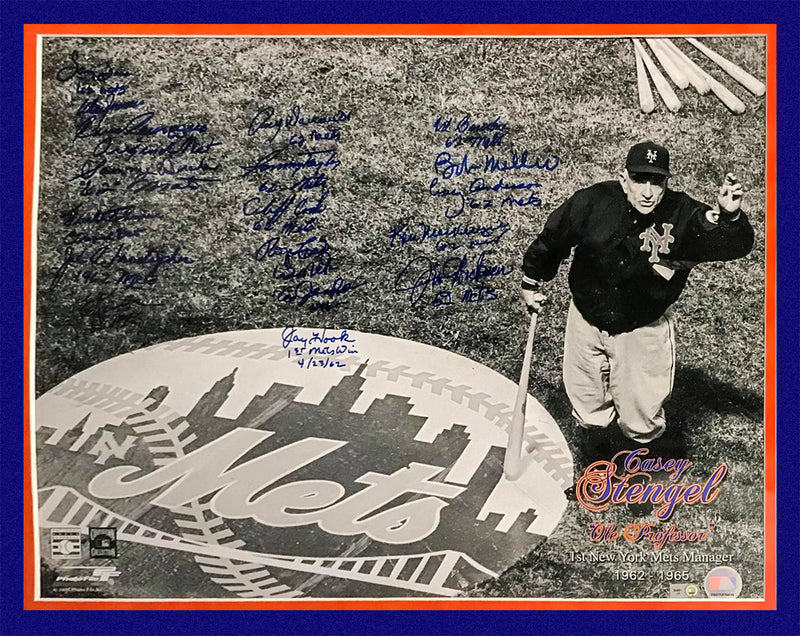 NY Mets, 2006 Signed 1962 First Win Photo w/19 Signatures - $6K APR Value w/ CoA!! + APR 57