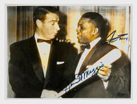 JOE DIMAGGIO & WILLIE MAYS “Discussing The Bat” 1935 Signed Photo - $6K APR Value w/ CoA! + APR 57