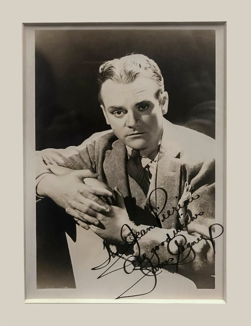 JAMES CAGNEY 1930s Autographed Gelatin Silver Print Headshot - $5K Appraisal Value w/ CoA! +✓ APR 57