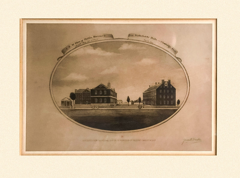 Jonathan Fisher "A NW. View of Hollis, Harvard" 1795 Etching - $1.5K APR Value w/ CoA! APR 57
