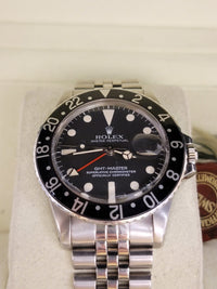 ROLEX GMT-Master Vintage c. 1977 Stainless Steel Men's Watch - $35K APR Value w/ CoA! APR 57