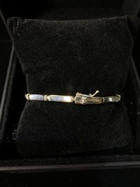 Contemporary Designer SWG w 32 Diamonds 2 cts Flower Bracelet w $10K COA !!!!} APR 57