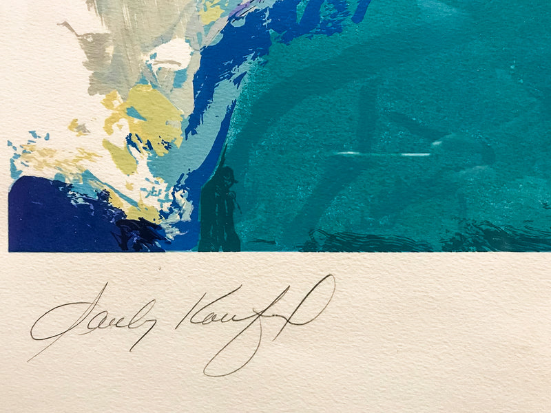 LEROY NEIMAN “Sandy Koufax” 2001 Serigraph Autographed by Koufax - $20K APR Value w/ CoA! +✓ APR 57