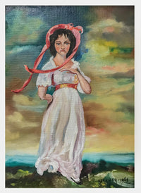 Louis Klekner, 1964 Portrait of a Young Lady Signed Oil on Canvas - $3K APR Value w/ CoA! + APR 57