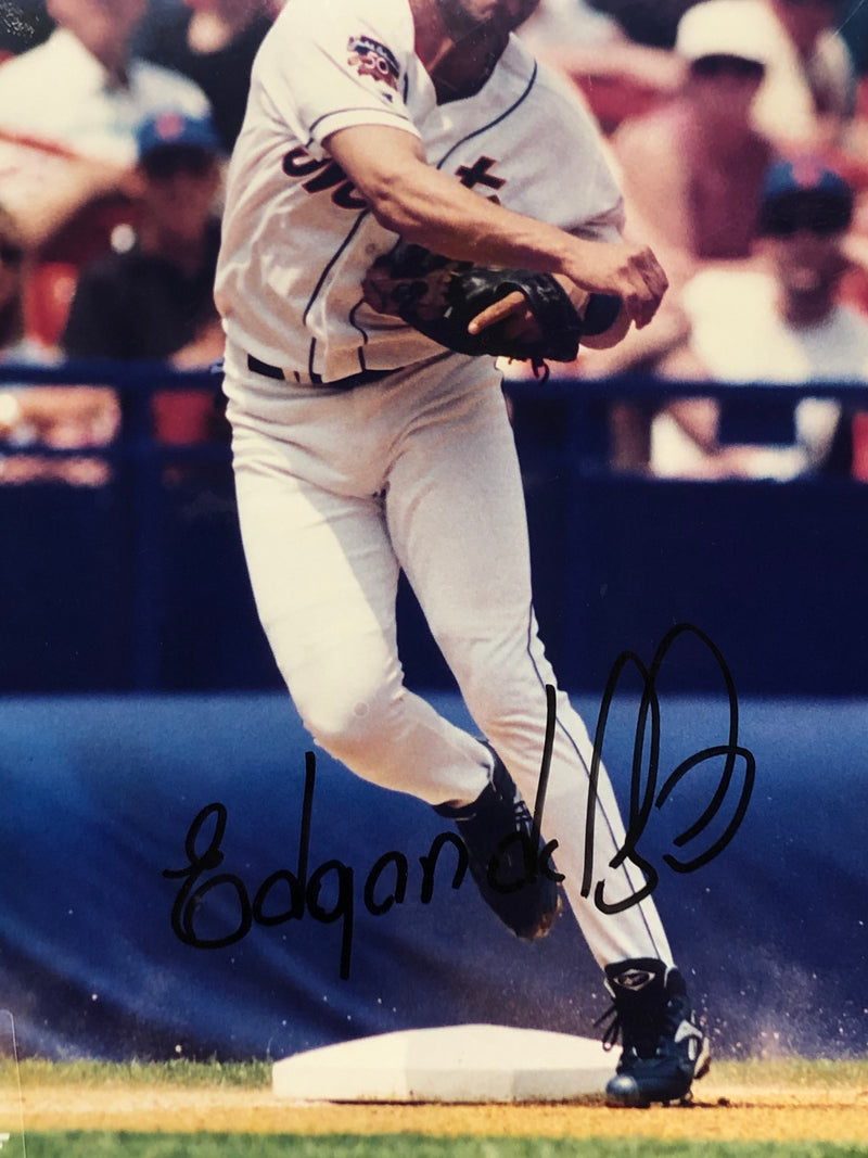 Edgardo Alfonzo Signed Photograph, New York Mets, 1990s - $300 APR Value w/ CoA! + APR 57