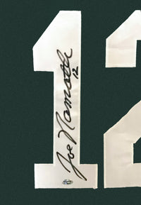 Joe Namath, Framed Autographed 1980s NY Jets Jersey - $3K APR Value w/ CoA! + APR 57