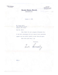 JFK Letter to Thomas Short on Senate Stationary from 1960 - $20K APR Value w/ CoA! APR 57