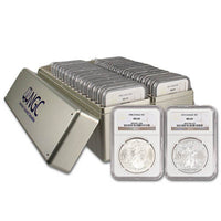 1986-2020 American Silver Eagle 35-Coin Set NGC MS69 APR 57