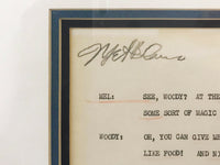 Mel Blanc & Walter Lantz Autographed 1964 Woody Woodpecker Script - $3K APR Value w/ CoA! APR 57