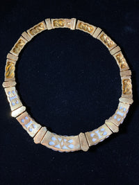 TURI Bvlgari Style Designer’s 18K Yellow Gold & 84 Diamonds Necklace $100K Appraisal Value w/CoA} APR 57