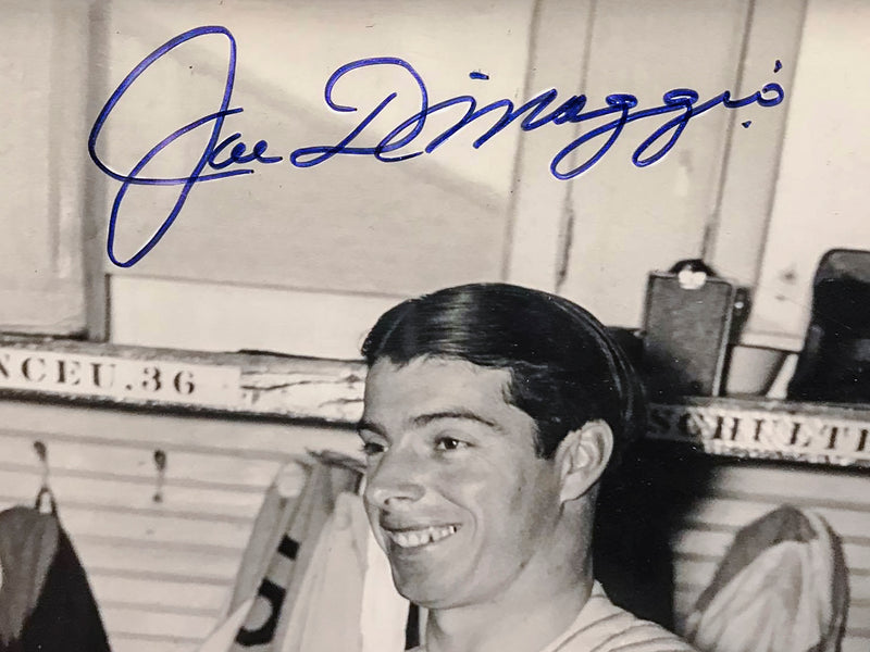 Joe DiMaggio, 1950s Autographed Silver Gelatin Print - $3K APR Value w/ CoA! + APR 57