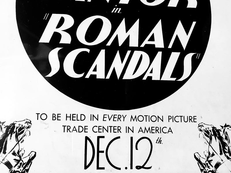 SAMUEL GOLDWIN "Roman Scandals" Original 1933 Lobby Card - $5K APR Value w/ CoA! + APR 57