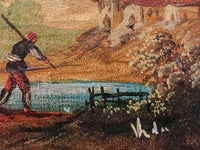 Signed c.1910 Miniature Landscape Oil Painting w/Period Frame - $4K APR Value w/ CoA! + APR 57