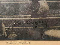 JACK DEMPSEY “Dempsey vs Carpentier” Autographed 1921 Newspaper - $3K APR Value w/ CoA! APR 57