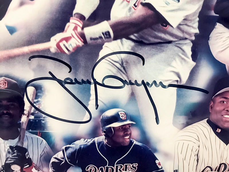 Tony Gwynn, Autographed San Diego Padres 1999 Print - $600 APR Value w/ CoA! APR 57