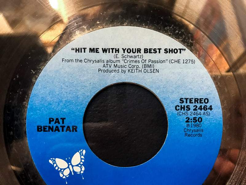 Pat Benatar “Hit Me With Your Best Shot” 1980 Gold Record -w/CoA- & $6K APR!!!!+ APR 57