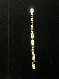 Contemporary Designer’s SYG/SWG 8 Diamonds Square Chain Bracelet w $15K COA !!} APR 57
