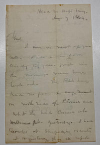 PHILIP SHERIDAN Original Civil War 1864 Signed Letter - $6K APR Value w/ CoA! APR 57