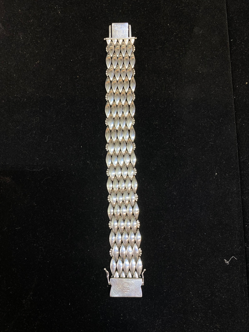 GEORG JENSEN Danish Designer Sterling  Silver Link Bracelet - $4K APR Value w/ CoA! }✓ APR 57