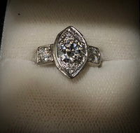 1920’s Antique Design Platinum with Diamond Filigree Ring - $60K Appraisal Value w/ CoA!} APR57