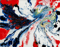 NEIL KERMAN "Abstract on White Cache" Acrylic on Canvas - $6K Appraisal Value! APR 57