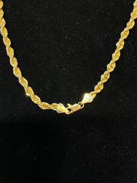 Unique Designer Solid Yellow Gold Twisted Detail Necklace - $6K Appraisal Value w/ CoA! APR 57