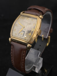 ELGIN Unisex Circa 1940's Curvex Gold-tone Case Watch - $3K Value w/ CoA! APR 57
