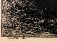 KRUSEMAN VAN ELTEN “The Shepaug River” 1880 Etching on Paper - $1.5K APR Value w/ CoA! + APR 57