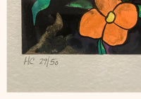 Linda Le Kinff “Florilege” 1999  Hors Commerce Serigraph, Signed & Numbered, Professionally Framed & Matted - $5K APR Value w/ CoA! + APR 57